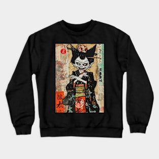 A Japanese Ghost Youkai Horror Art Crewneck Sweatshirt